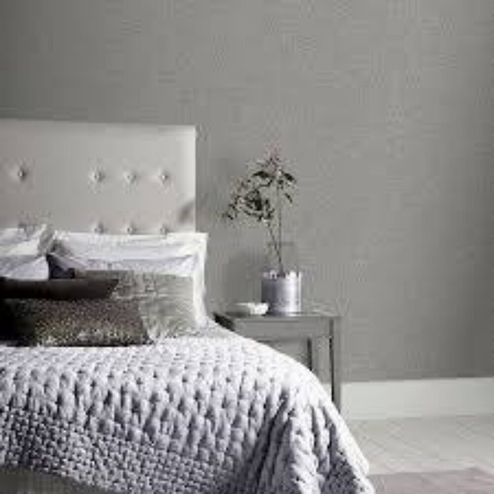 NEW Arthouse 676007 Linen Textures Wallpaper, Mid Grey sealed